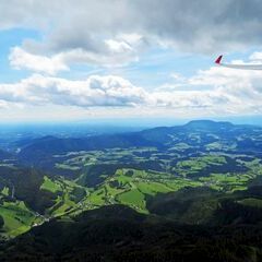 Flugwegposition um 11:18:16: Aufgenommen in der Nähe von Gemeinde St. Kathrein am Offenegg, Österreich in 1682 Meter
